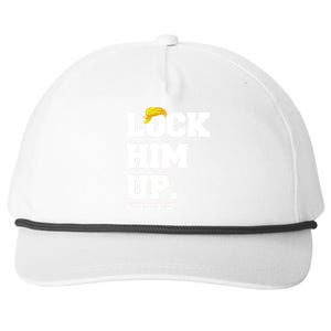 Lock Him Up Resist Trump #impeachtrump Snapback Five-Panel Rope Hat