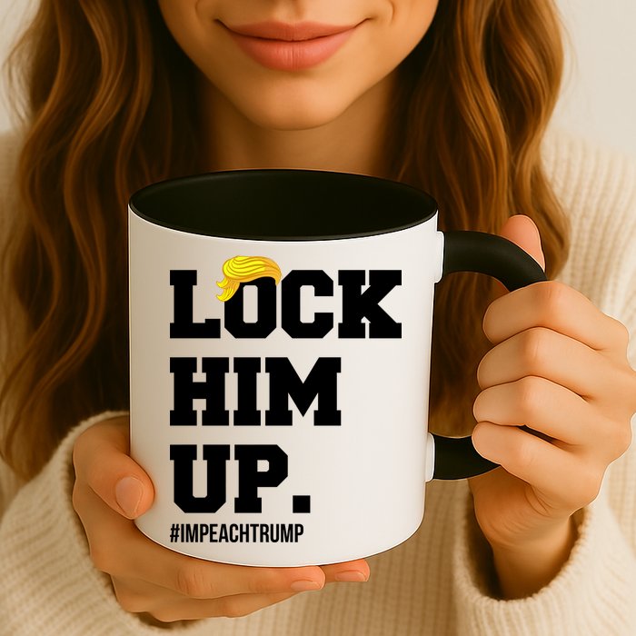 Lock Him Up Resist Trump #impeachtrump Mug