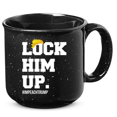 Lock Him Up Resist Trump #impeachtrump 15oz Campfire Ceramic Mug