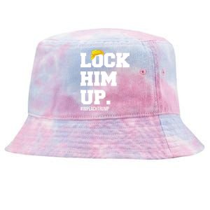 Lock Him Up Resist Trump #impeachtrump Tie-Dyed Bucket Hat