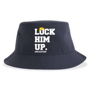 Lock Him Up Resist Trump #impeachtrump Sustainable Bucket Hat