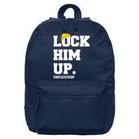 Lock Him Up Resist Trump #impeachtrump 16 in Basic Backpack