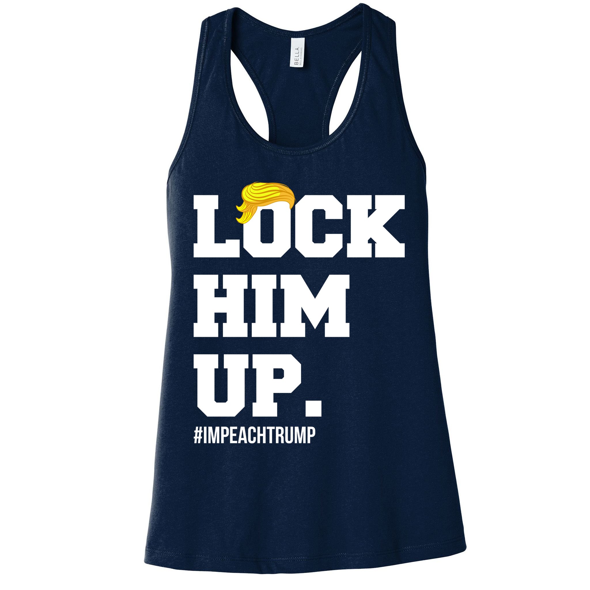 Lock Him Up Resist Trump #impeachtrump Womens Tank Top