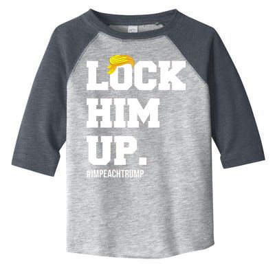 Lock Him Up Resist Trump #impeachtrump Toddler Fine Jersey T-Shirt