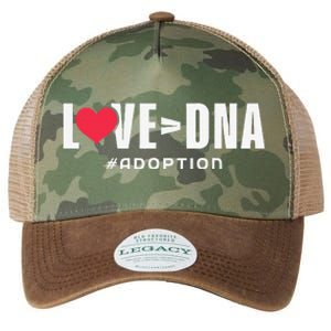 Love Over DNA Adoption Day Legacy Tie Dye Trucker Hat