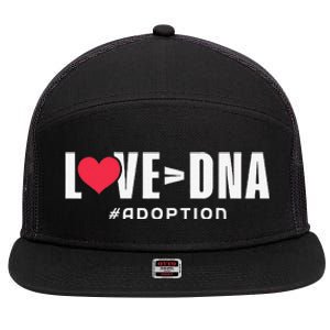 Love Over DNA Adoption Day 7 Panel Mesh Trucker Snapback Hat