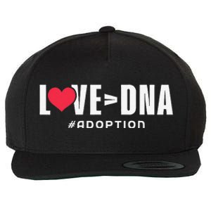 Love Over DNA Adoption Day Wool Snapback Cap