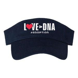 Love Over DNA Adoption Day Valucap Bio-Washed Visor