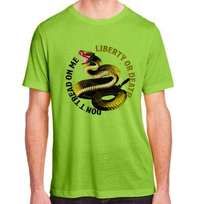 Liberty Or Death Dont Tread On Me Snake Adult ChromaSoft Performance T-Shirt