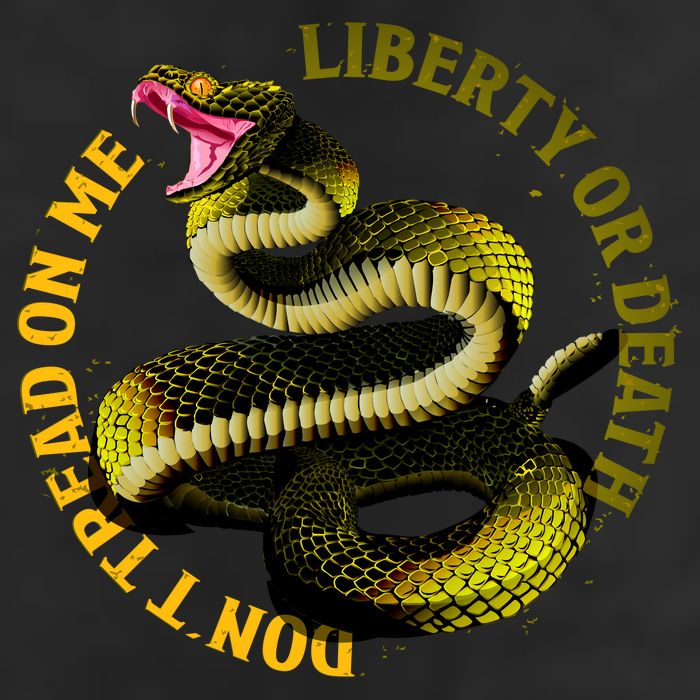 Liberty Or Death Dont Tread On Me Snake Cool Comfort Performance Bucket Hat