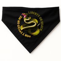 Liberty Or Death Dont Tread On Me Snake USA-Made Doggie Bandana