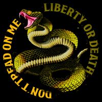 Liberty Or Death Dont Tread On Me Snake USA-Made Doggie Bandana
