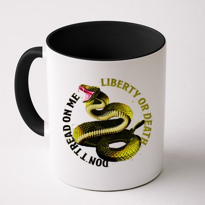 Liberty Or Death Dont Tread On Me Snake Mug