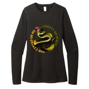 Liberty Or Death Dont Tread On Me Snake Womens CVC Long Sleeve Shirt