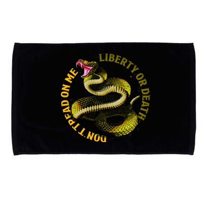 Liberty Or Death Dont Tread On Me Snake Microfiber Hand Towel