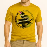 Liberty Or Death Dont Tread On Me Snake Cooling Performance Crew T-Shirt