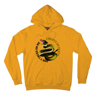 Liberty Or Death Dont Tread On Me Snake Hoodie