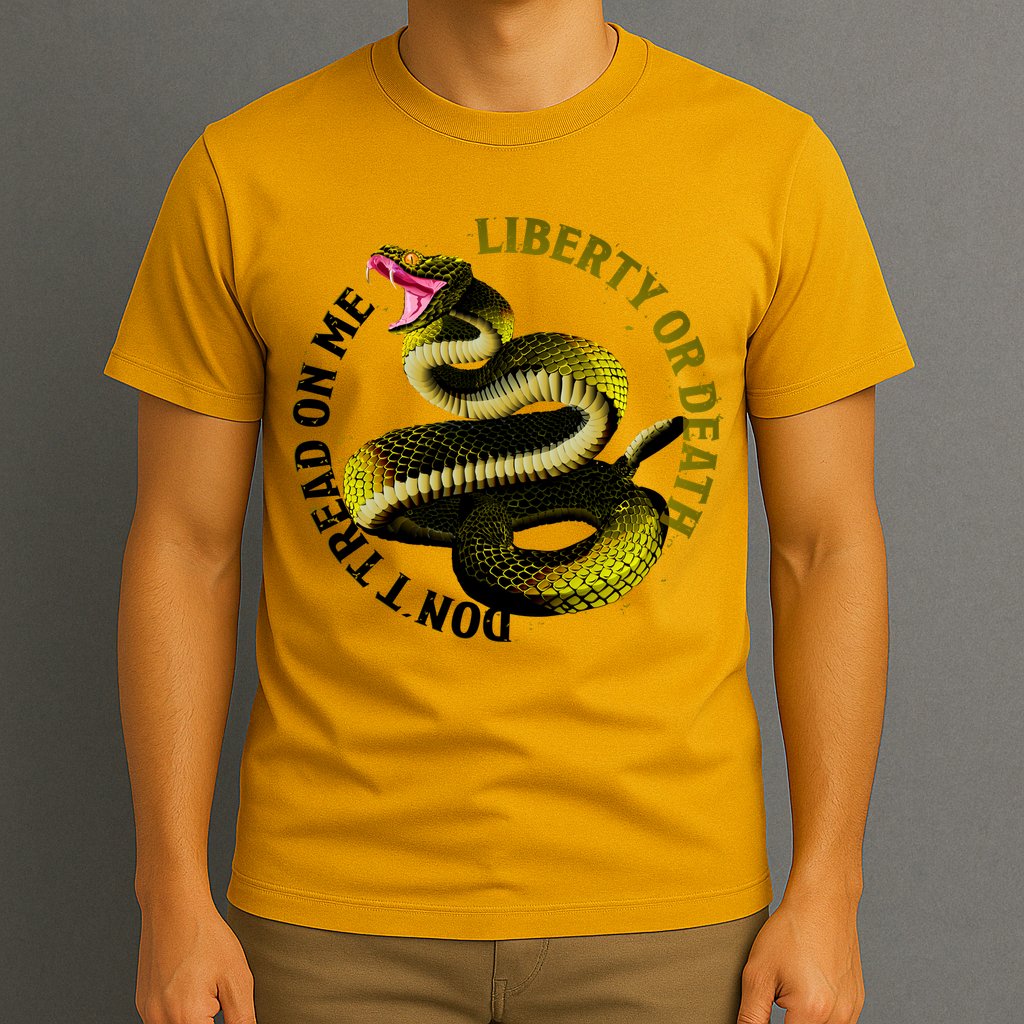 Liberty Or Death Dont Tread On Me Snake T-Shirt