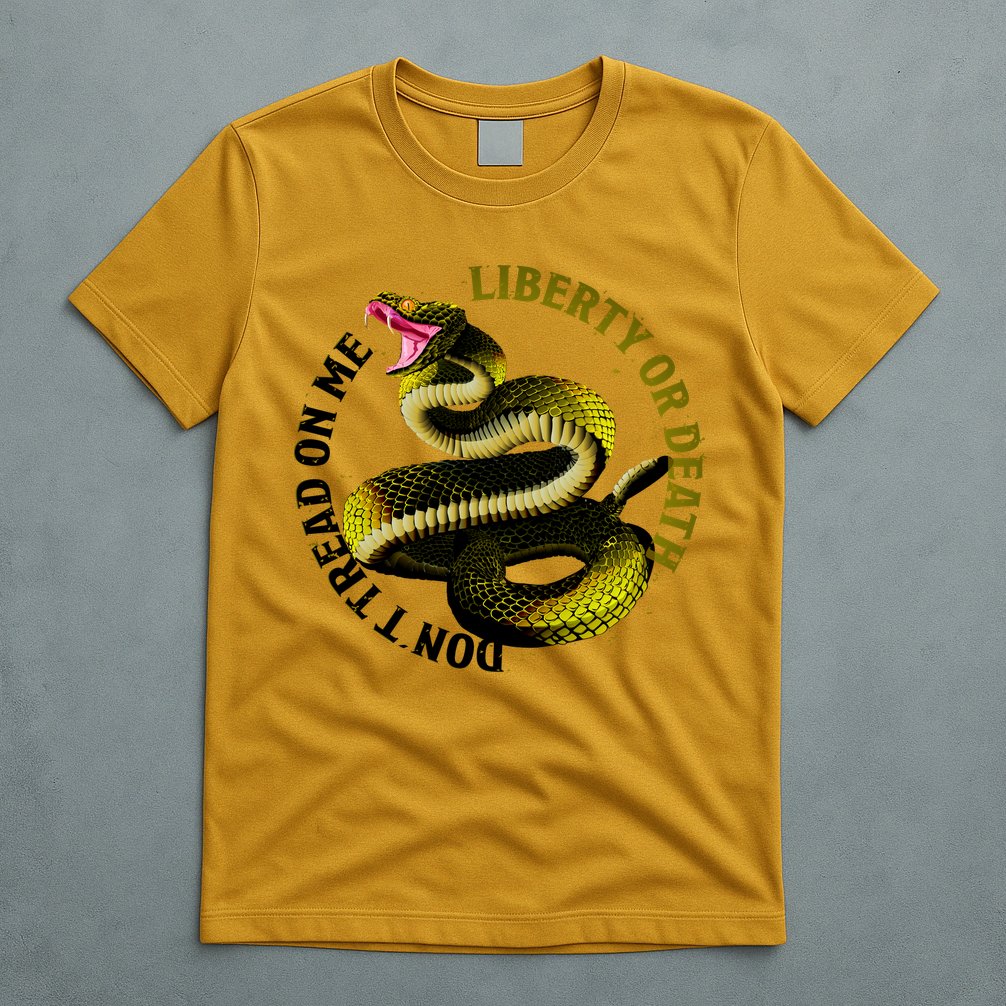 Liberty Or Death Dont Tread On Me Snake T-Shirt