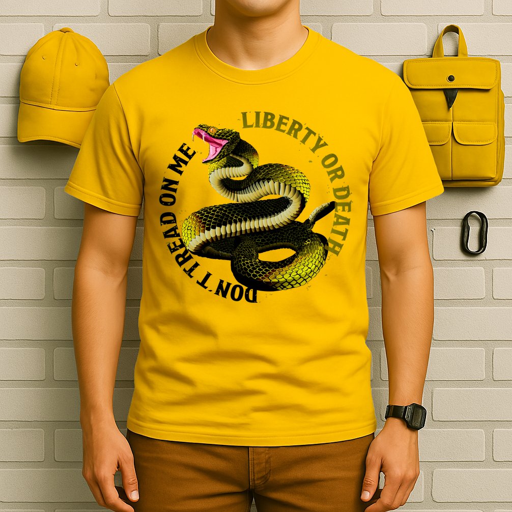 Liberty Or Death Dont Tread On Me Snake T-Shirt