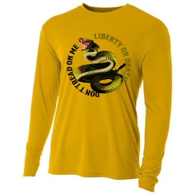 Liberty Or Death Dont Tread On Me Snake Cooling Performance Long Sleeve Crew