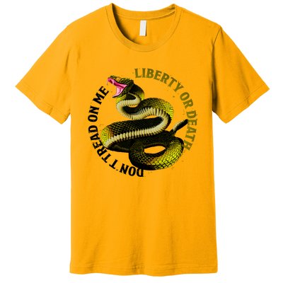 Liberty Or Death Dont Tread On Me Snake Premium T-Shirt