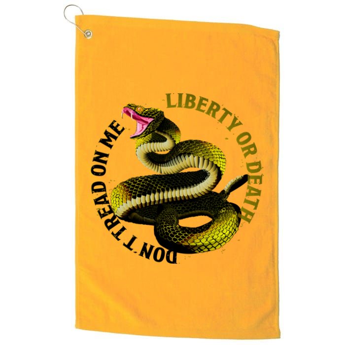 Liberty Or Death Dont Tread On Me Snake Golf Towel