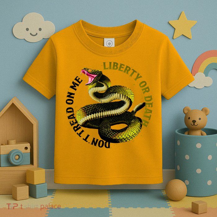 Liberty Or Death Dont Tread On Me Snake Toddler T-Shirt