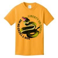 Liberty Or Death Dont Tread On Me Snake Kids T-Shirt