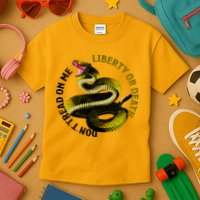 Liberty Or Death Dont Tread On Me Snake Kids T-Shirt
