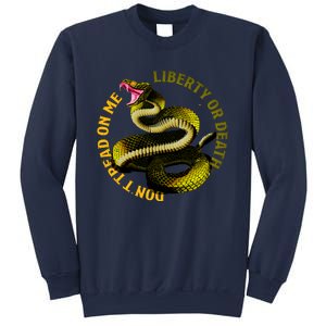 Liberty Or Death Dont Tread On Me Snake Sweatshirt