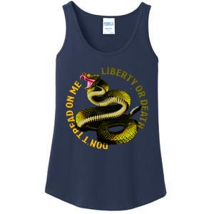 Liberty Or Death Dont Tread On Me Snake Ladies Essential Tank