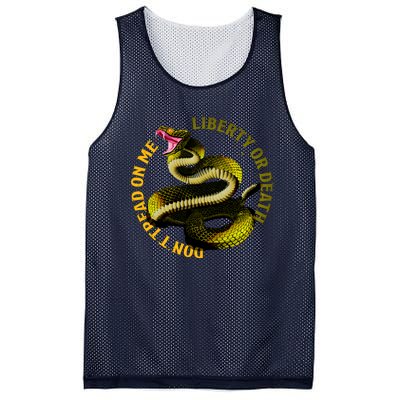 Liberty Or Death Dont Tread On Me Snake Mesh Reversible Basketball Jersey Tank