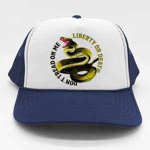 Liberty Or Death Dont Tread On Me Snake Trucker Hat