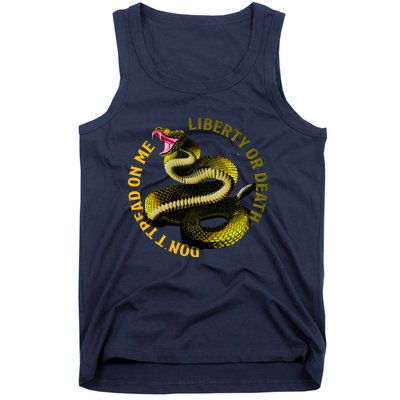 Liberty Or Death Dont Tread On Me Snake Tank Top