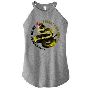 Liberty Or Death Dont Tread On Me Snake Women's Perfect Tri Rocker Tank