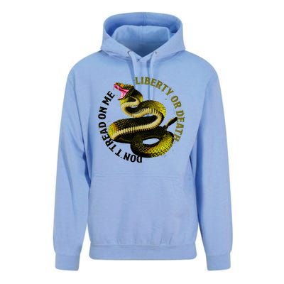 Liberty Or Death Dont Tread On Me Snake Unisex Surf Hoodie