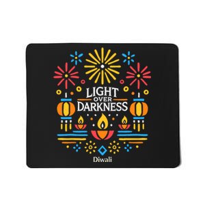 Light Over Darkness Diwali Celebration Festival Gift Mousepad