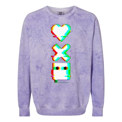 Love Of Death And Robots Glitch Colorblast Crewneck Sweatshirt