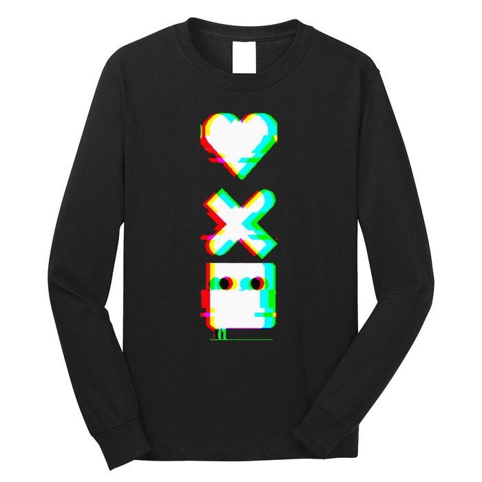 Love Of Death And Robots Glitch Long Sleeve Shirt