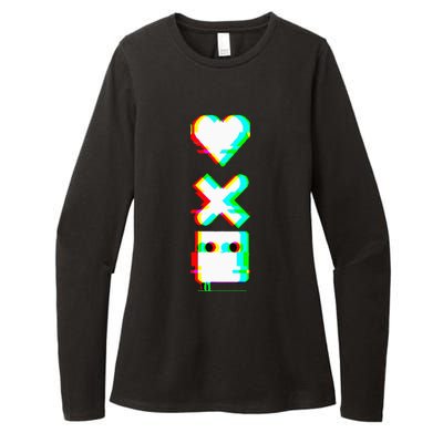 Love Of Death And Robots Glitch Womens CVC Long Sleeve Shirt