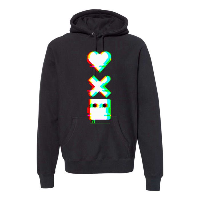 Love Of Death And Robots Glitch Premium Hoodie