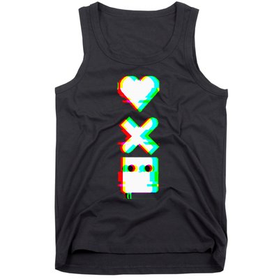 Love Of Death And Robots Glitch Tank Top