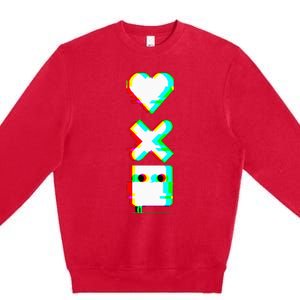 Love Of Death And Robots Glitch Premium Crewneck Sweatshirt