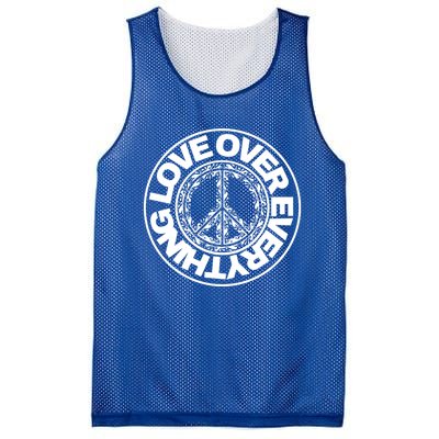 Love Over Everything Gift Mesh Reversible Basketball Jersey Tank