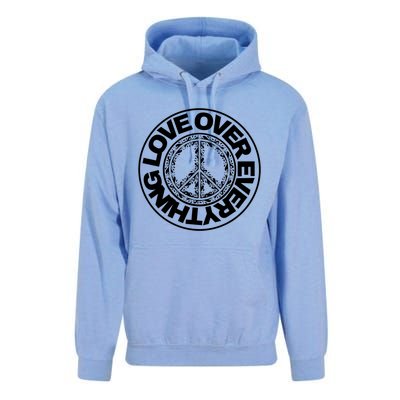 Love Over Everything Gift Unisex Surf Hoodie