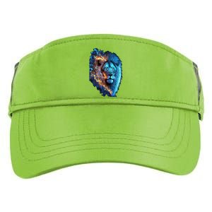 Lion On Fire Cool Graphic Adult Drive Performance Visor