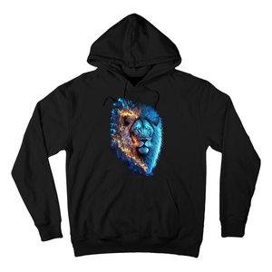 Lion On Fire Cool Graphic Hoodie