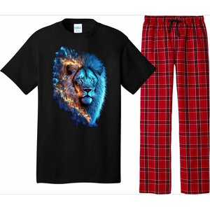 Lion On Fire Cool Graphic Pajama Set