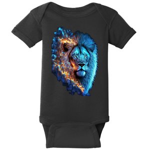 Lion On Fire Cool Graphic Baby Bodysuit